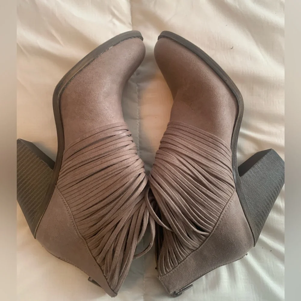 Fergalicious by Fergie Wicket Fringed Booties